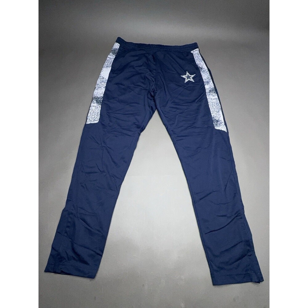 Mens XL Dallas Cowboys Sweatpants Zubaz Navy Blue With Animal print Stripes
